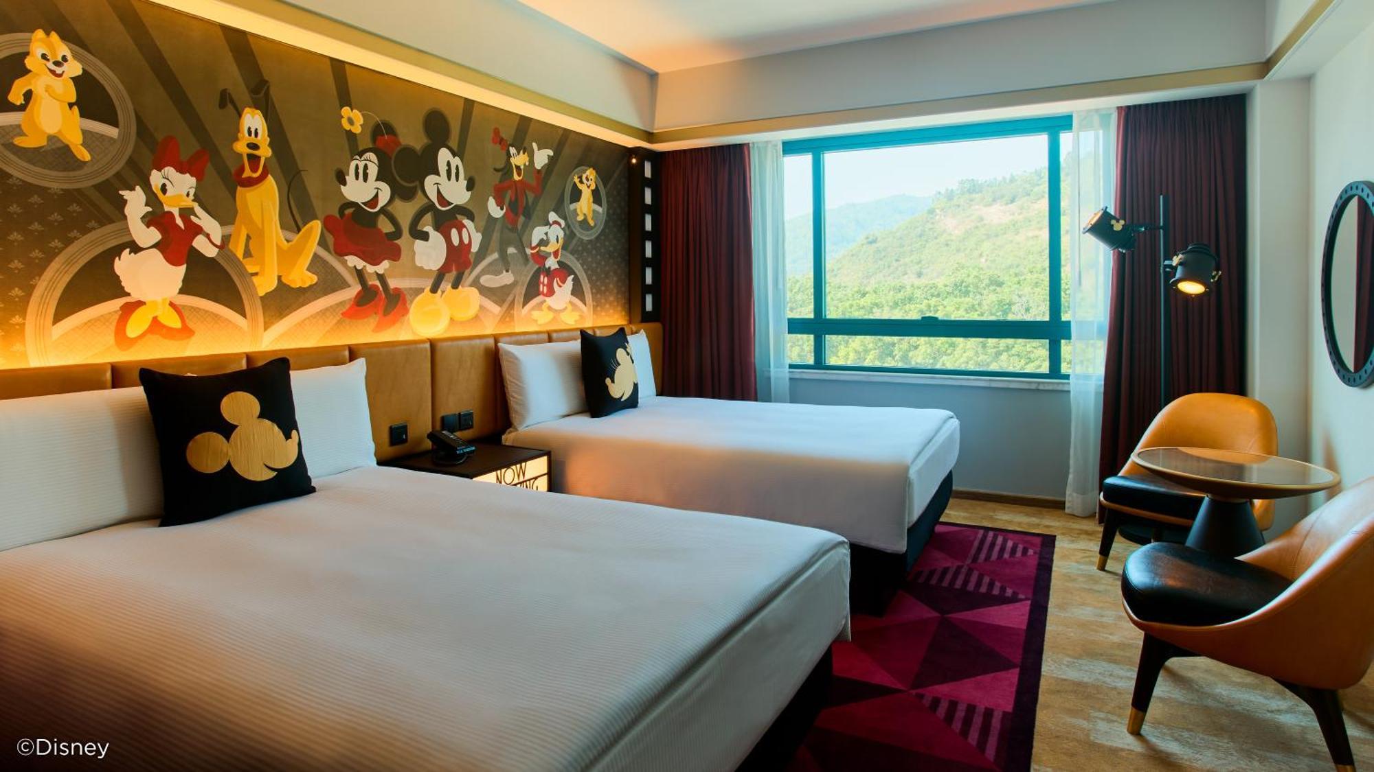 "Mickey and Friends" Deluxe Room with King Bed or Two Double Beds