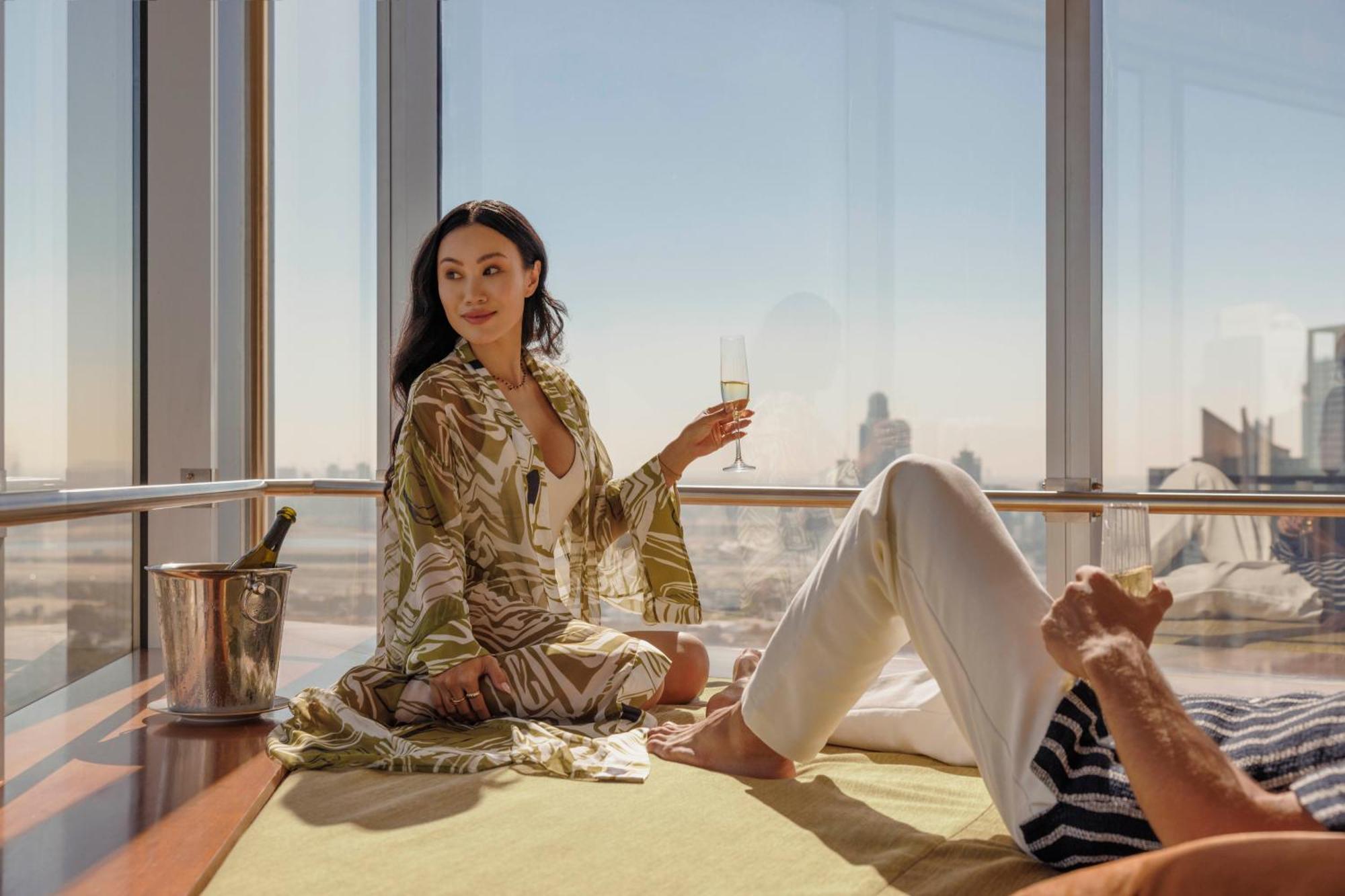 Family Suite Panoramic Skyline Views Direct Connectivity to Museum of The Future Complimentary Signature Afternoon Tea Evening Sundowners Soft Refreshments Canapes