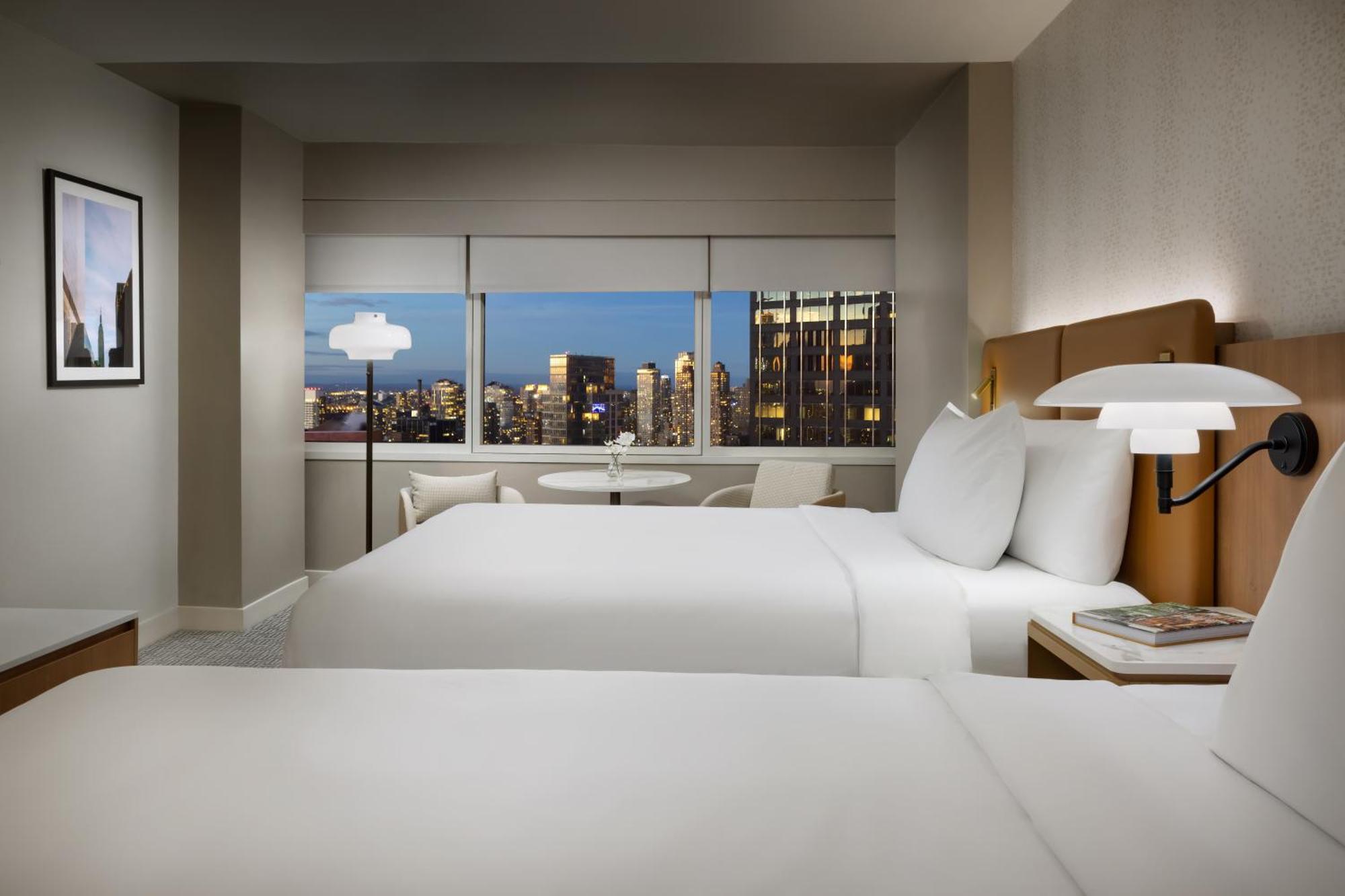 Queen Room with Two Queen Beds and City View