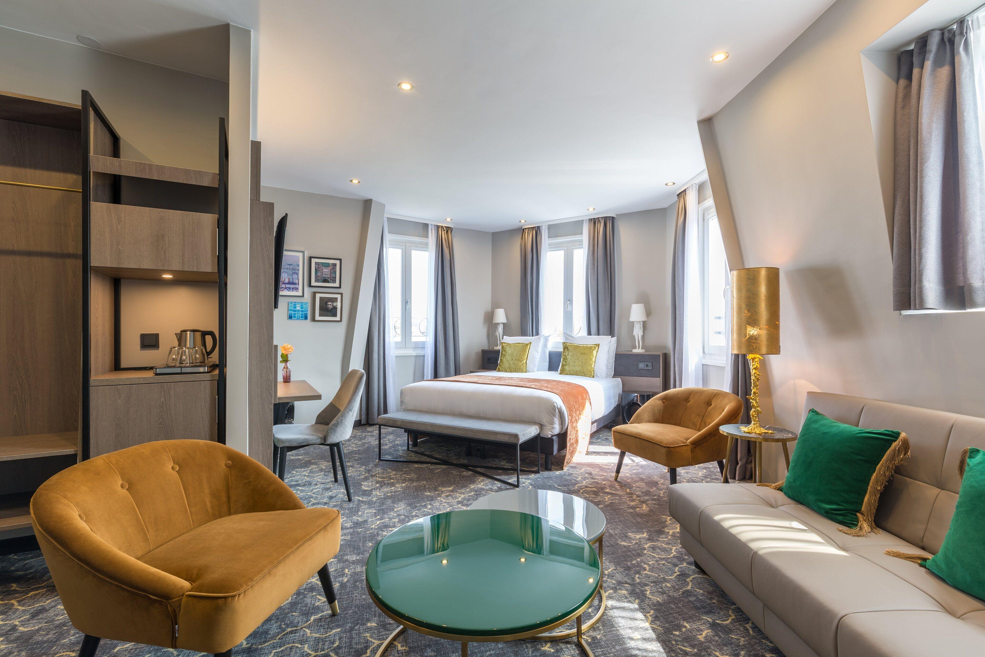 Comfort Kamer met 1 tweepersoonsbed en twee aparte bedden